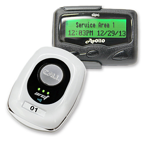 Push-for-Service Pager System Kit with 1 Pagers and Butler XP Transmitter by Long Range Systems