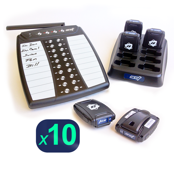 Staff Pager System Kit with 10 Pagers by ARCT