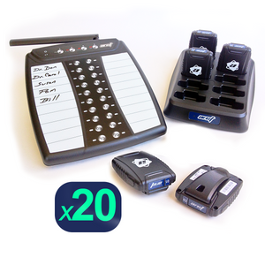 Staff Pager System Kit with 20 Pagers by ARCT